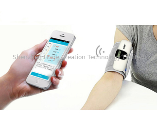 China Monitor ambulativo de la presión arterial del brazo de Bluetooth de la operación elegante del teléfono del APP proveedor