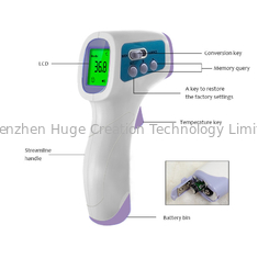 China Termómetro de mano del contacto del infrarrojo no, termómetro de la temperatura superficial multifuncional proveedor
