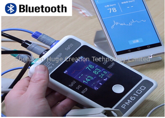 China Portable del bluetooth del PDA PM6100 monitor paciente del multiparámetro de 7 pulgadas proveedor