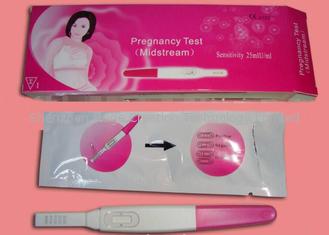 China Exactitud temprana de la herramienta 99,9% de la detección del hogar del equipo de la prueba de embarazo de la orina HCG proveedor