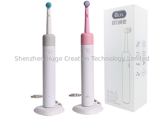 China Color rosado y gris de la compatibilidad del cepillo de dientes eléctrico oral oscilante rotatorio del cepillo de dientes B proveedor