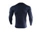 Camiseta de secado rápido de la manga de la camisa de la aptitud apretada larga del deporte para los hombres proveedor