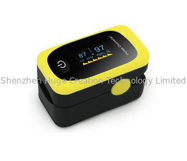 China Del color de la pantalla LED automáticamente del poder oxímetro amarillo púrpura TT-304 del pulso de la yema del dedo apagado proveedor