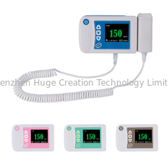 China Monitor fetal digital disponible tricolor del ritmo cardíaco del bebé del equipo del ultrasonido de Doppler proveedor