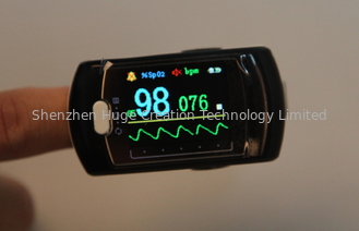 China Sensor del oxímetro del pulso de la yema del dedo con las Li-Baterías recargables proveedor