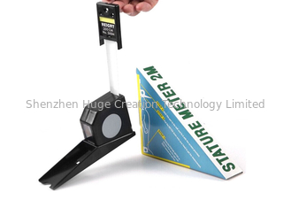 China Regla telescópica de la cinta del negro de la regla de la medida de la altura de Outad 2 M de los niños adultos proveedor