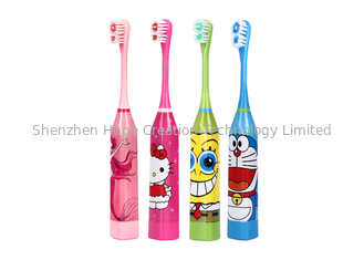 China Cepillo de dientes eléctrico de los niños del modelo de la historieta con las cabezas de doble cara del cepillo de dientes proveedor